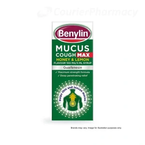 Benylin Mucus Max Honey and Lemon courierpharmacy.co,uk