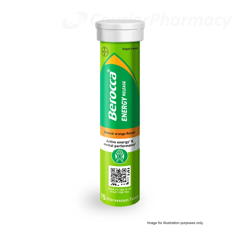 Berocca 15 Orange Flavour Effervescent Tablets