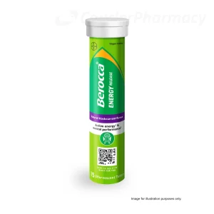 Berocca Energy Release Blackcurrant 15 Effervescent Tablets courierpharmacy.co.uk