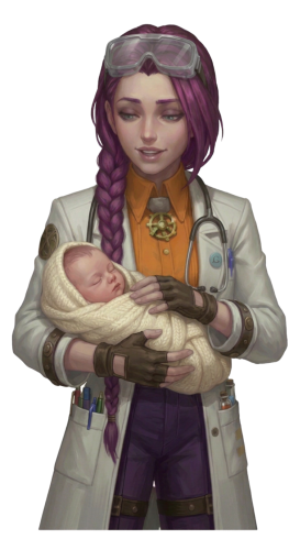 Dr Ada Jex Cori with baby courierpharmacy.co.uk