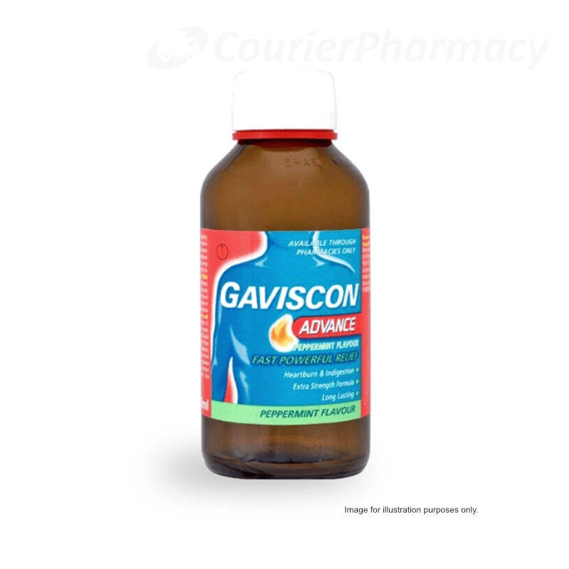 Gaviscon Advance Flavoured Peppermint Suspension courierpharnacy.co.uk