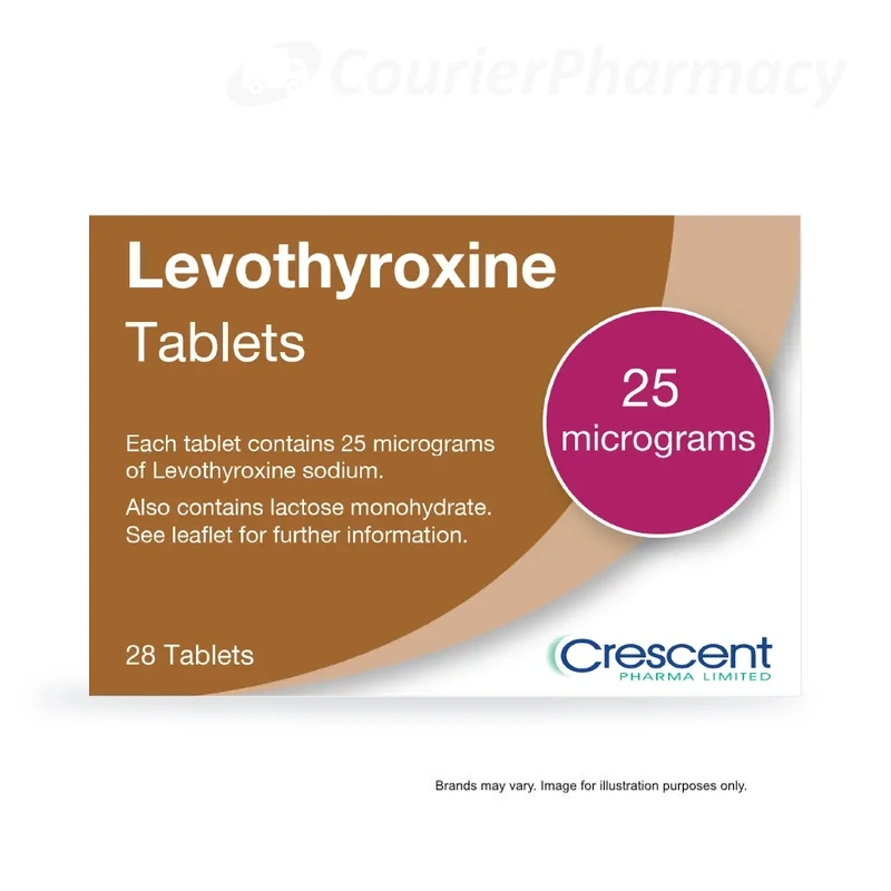 Levothyroxine 25mcg tablets courierpharmacy.co.uk