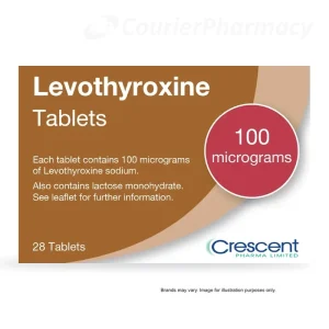 Levothyroxine 100 microgram Tablets courierpharmacy.co.uk
