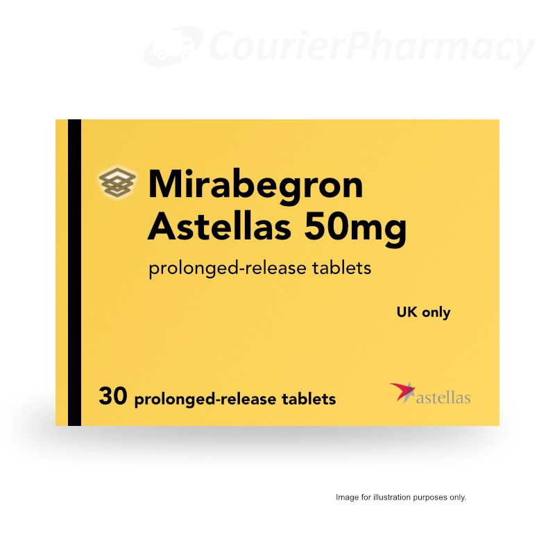 Mirabegron 50mg Prolonged-Release Tablets courierpharmacy.co.yk