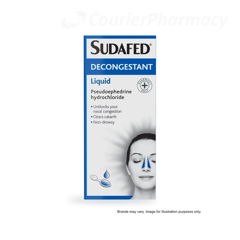 Sudafed Decongestant Liquid courierpharmacy.co.uk