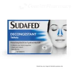 Sudafed Decongestant tablets courierpharmacy.co.uk