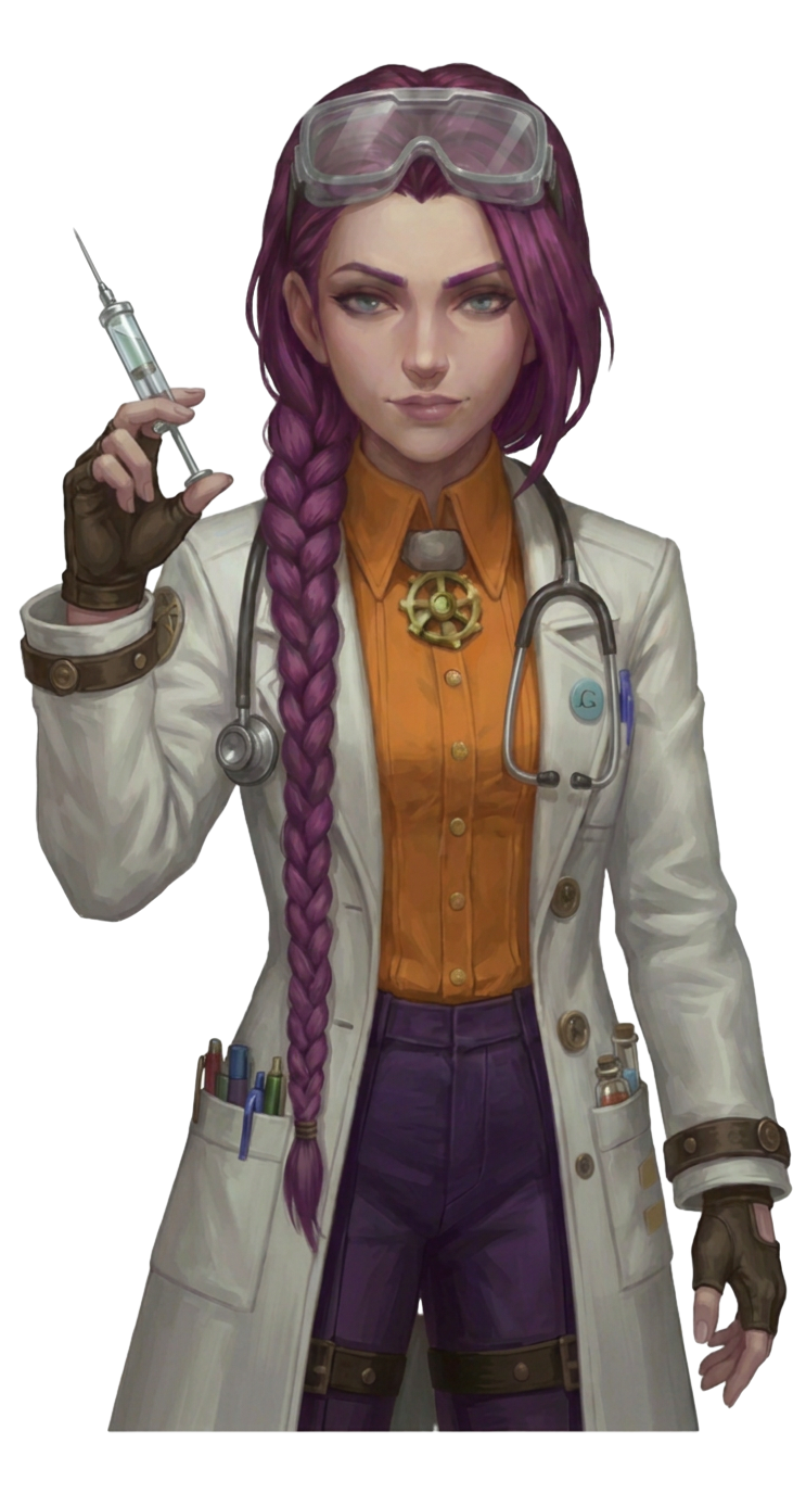 Dr Ada Jex Cori with injection courierpharmacy.co.uk