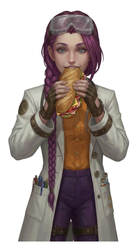 Dr Ada Jex Cori eating a sandwich courierpharmacy.co.uk