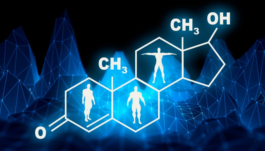 Testosterone molecule courierpharmacy.co.uk