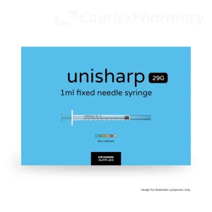 Unisharp 29G 12mm fixed needle syringe courierpharmacy.co.uk